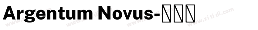 Argentum Novus字体转换